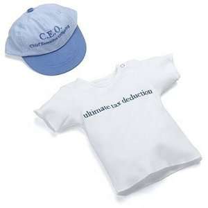  CEO Hat & T shirt, Ultimate Tax Deduction, 0 6 months 