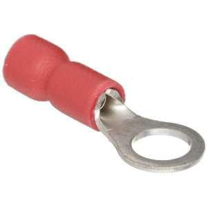 Morris Products 10016 Ring Terminal, Vinyl Insulated, Red, 22 16 Wire 