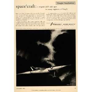 1958 Ad Vought Aircraft Regulus II Nuclear Missile Ship 