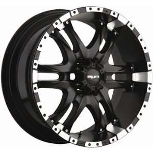 Ballistic Wizard 18x9 Black Wheel / Rim 5x150 with a 14mm Offset and a 