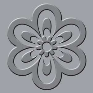  Crop A Dile III Main Squeeze Embossing Plates Flower 