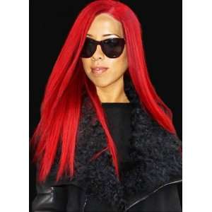  Diva S&M Soft Henna Red Straight Fashion Costume Wig 