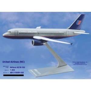  Flight Miniatures United Airlines A319 100 Model Plane 