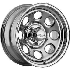 Pacer Soft 8 17x9 Chrome Wheel / Rim 5x4.5 with a 0mm Offset and a 83 