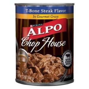Alpo Chop House T Bone Steak Flavor Dog Food 13 oz  