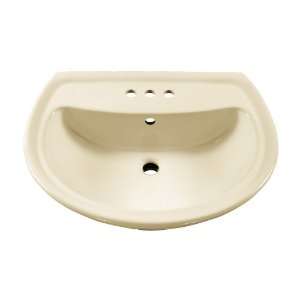 American Standard 0236.004.222 Cadet Pedestal Sink Basin with 4 Inch 