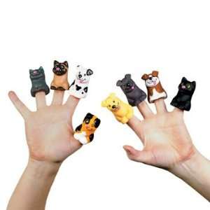   Cat & Dog Finger Puppets   Novelty Toys & Finger Puppets Toys & Games