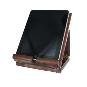  Walnut Adjustable Ipad Stand   Solid Walnut Wood   Elegant 