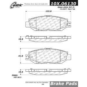  Centric Parts 105.06130 Ceramic Brake Pad Automotive
