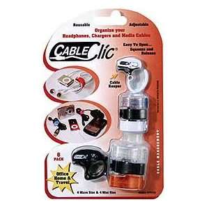  QA Worldwide KP0131 12 Cable Clic Organizers (4 Micro and 