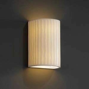 Justice Design PNA 0945 Porcelina   Two Light Small Cylinder Wall 