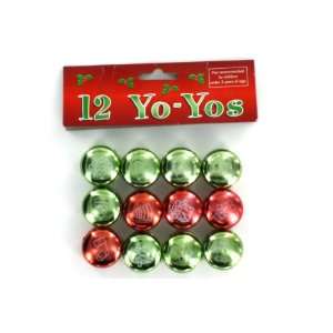   Pack of 48   Mini Holiday Yo Yos (Each) By Bulk Buys 