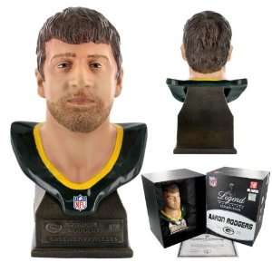   Super Star Quaterback Aaron Rodgers #12 NFL approved 8 sculpture bust