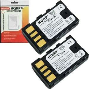  HQRP Two Batteries for JVC Everio GZ MG155 GZ MG155US GZ 