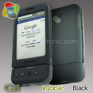  HTC Google G1 Premium 2Tone Rubber Black/Black Cover 