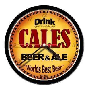  CALES beer and ale cerveza wall clock 