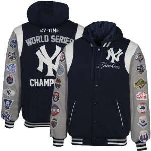  New York Yankees Navy Blue Gray 27X World Series Champs 