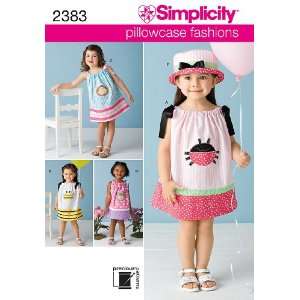  Simplicity Sewing Pattern 2383 Toddlers Dresses, A (1/2 1 