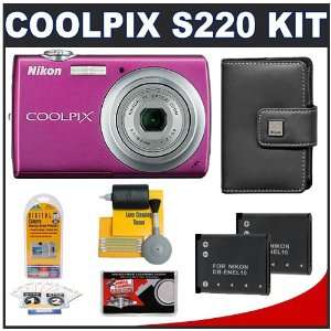  Nikon Coolpix S220 10 Megapixel Digital Camera (Magenta 