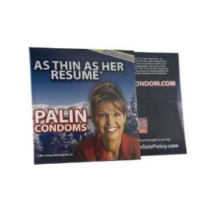  Palin Condoms As Thin As Her Resume Health & Personal 