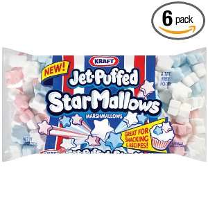 Jet Puffed Star Mallows, 10 Ounce Bags (Pack of 6)  