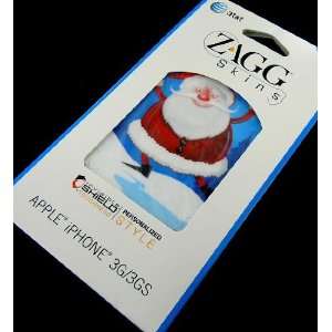  Zagg Skins Christmas Santa Skin / Protector   Apple iPhone 