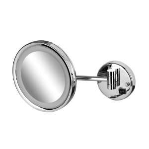   1088 Wall Mounted Round Chrome LED 3x Magnifying Mirror 1088 Beauty