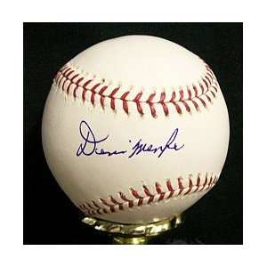  Denis Menke Autographed Baseball