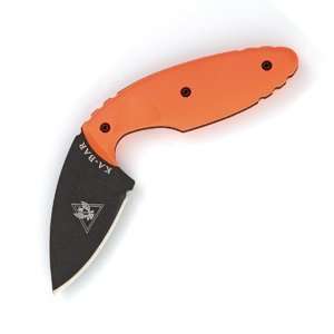 TDI Law Enforcement Knife Blaze Orange Handle Hard Sheath  