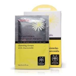   APIVITA CLEANSING TISSUES WITH CHAMOMILE 10x0.16 OZ. Beauty