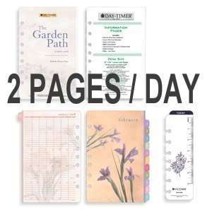   Refill, Garden Path 2 Page/Day, 7Am 11Pm, 5 1/2X8 1/2