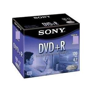  Sony DVD+R 120Min/4.7GB   Case of 50 Electronics