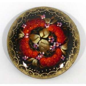  Russian Lacquer Brooch Pin (1273) 