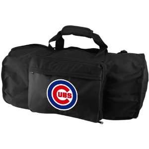 MLB Chicago Cubs Foldaway Duffle (Medium, Black)  Sports 