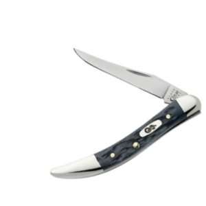 Case Knives 13012 Small Texas Toothpick Pocket Knife with Gray Bone 