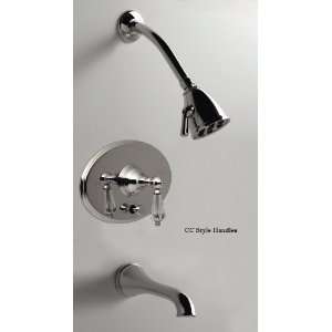   Classic Crystal Collection Pressure Balance Tub and Shower Set   1334