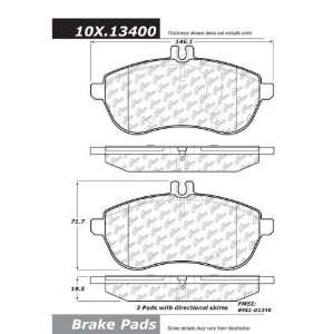 Centric Parts 100.13400 100 Series Brake Pad Automotive