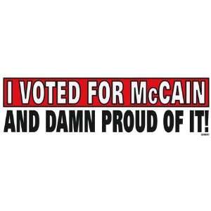  Voted For McCain Automotive