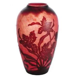  Meyda Tiffany Decor 14144 10 Cameo Flr#2 Vase Rd/Pr