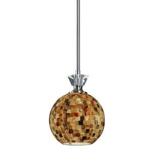 Uttermost 56 Pearlessa, 1 Lt Mini Pendant Lighting Fixture Mosaic 