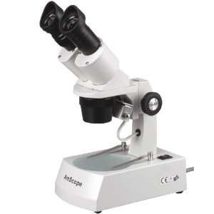 AmScope 5X 10X 15X 30X Binocular Stereo Microscope with 2 