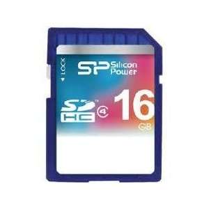  Silicon Power 16GB SDHC Class 4 High Capacity SD Memory 