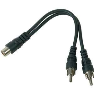  NEW 6 RCA Y Adapter   Female to Male (Cable Zone) Office 