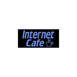  Internet Cafe Simulated Neon Sign 12 x 27