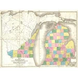   of Michigan & Part of Wisconsin Territory, 1839 Arts, Crafts & Sewing