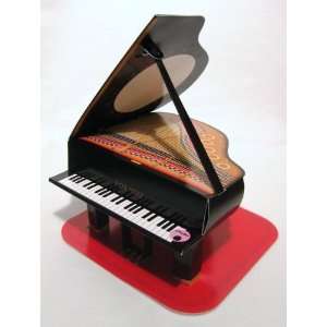 Baby Grand Piano Pop Up Melody Greeting Card   15 Classical Melodies  