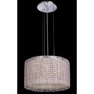  Eye catching round fashioned crystal chandelier lighting 