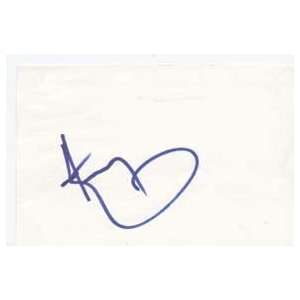  HEAVY D Signed Index Card In Person 