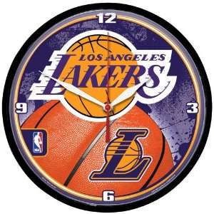  Los Angeles Lakers Round Clock
