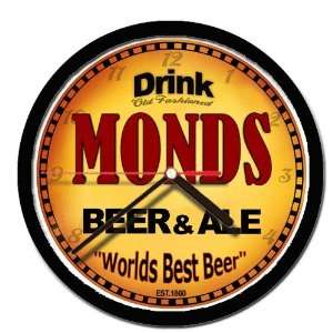  MONDS beer and ale cerveza wall clock 